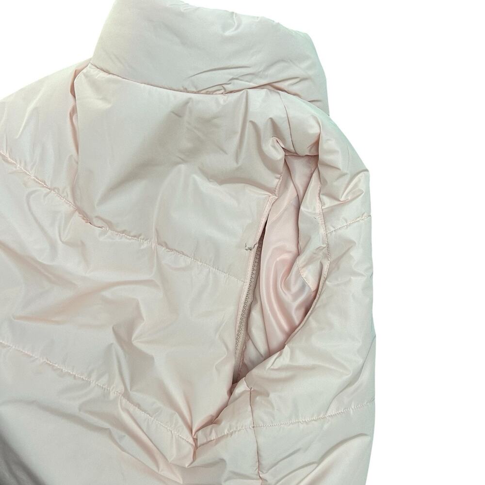 NWT Gianni Bini GB Girls Sz Xl Light Pink Quilted Puffer Vest Sleeveless Jacket - Picture 7 of 9